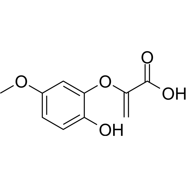 2-(2-Hydroxy-5-methoxyphenoxy)-acrylic acid 79458-62-1